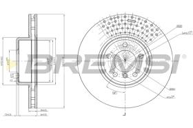 Bremsi CD8403V - DISCO DE FRENO | BRAKE DISCS