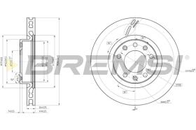 Bremsi CD8405V - DISCO DE FRENO | BRAKE DISCS