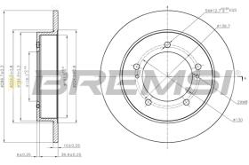 Bremsi CD8411S - DISCHI FRENO | BRAKE DISCS