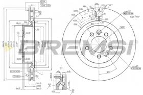 Bremsi CD8429V - DISCO DE FRENO | BRAKE DISCS
