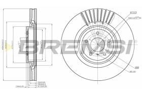 Bremsi CD8430V - DISCO DE FRENO | BRAKE DISCS