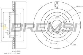 Bremsi CD8433V - DISCO DE FRENO | BRAKE DISCS