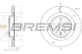 Bremsi CD8434V - DISCO DE FRENO | BRAKE DISCS