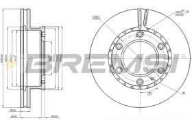 Bremsi CD8459V - DISCO DE FRENO | BRAKE DISCS