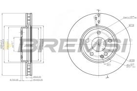 Bremsi CD8460V - DISCO DE FRENO | BRAKE DISCS