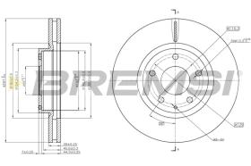 Bremsi CD8463V - DISCO DE FRENO | BRAKE DISCS