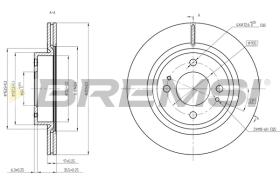 Bremsi CD8467V - DISCO DE FRENO | BRAKE DISCS