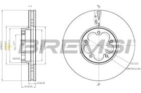 Bremsi CD8468V - DISCO DE FRENO | BRAKE DISCS