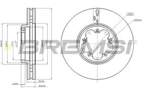 Bremsi CD8469V - DISCO DE FRENO | BRAKE DISCS