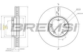 Bremsi CD8470V - DISCO DE FRENO | BRAKE DISCS