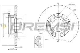 Bremsi CD8471S - DISCO DE FRENO | BRAKE DISCS