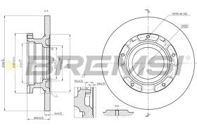Bremsi CD8472S - DISCO DE FRENO | BRAKE DISCS