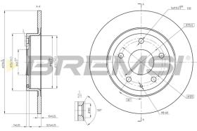 Bremsi CD8477S - DISCO DE FRENO | BRAKE DISCS