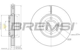 Bremsi CD8478V - DISCO DE FRENO | BRAKE DISCS