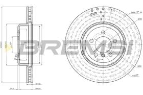 Bremsi CD8479V - DISCO DE FRENO | BRAKE DISCS