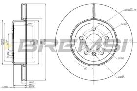 Bremsi CD8480V - DISCO DE FRENO | BRAKE DISCS
