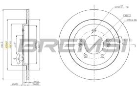 Bremsi CD8482S - DISCO DE FRENO | BRAKE DISCS