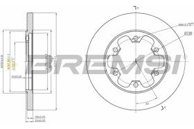 Bremsi CD8485S - DISCO DE FRENO | BRAKE DISCS