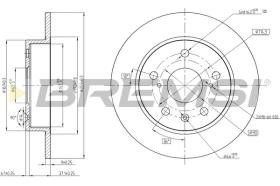 Bremsi CD8493S - DISCO DE FRENO | BRAKE DISCS