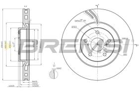 Bremsi CD8497VLS - DISCO DE FRENO | BRAKE DISCS