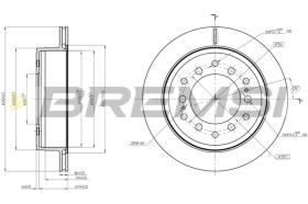 Bremsi CD8505V - DISCO DE FRENO | BRAKE DISCS