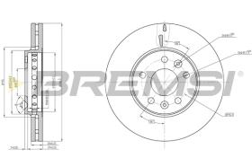 Bremsi CD8507V - DISCO DE FRENO | BRAKE DISCS