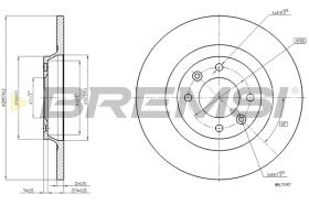 Bremsi CD8511S - DISCO DE FRENO | BRAKE DISCS