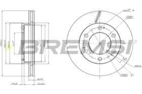 Bremsi CD8547V - DISCO DE FRENO | BRAKE DISCS