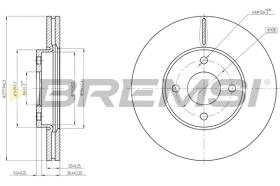 Bremsi CD8548V - DISCO DE FRENO | BRAKE DISCS