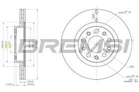 Bremsi CD8556V - DISCO DE FRENO | BRAKE DISCS