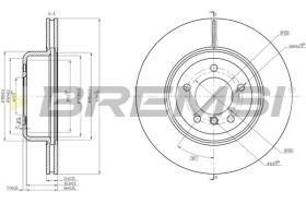 Bremsi CD8617V - DISCO DE FRENO | BRAKE DISCS