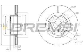 Bremsi CD8623V - DISCO DE FRENO | BRAKE DISCS