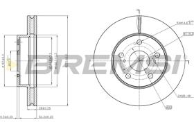 Bremsi CD8634V - DISCO DE FRENO | BRAKE DISCS