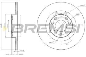 Bremsi CD8654S - DISCO DE FRENO | BRAKE DISCS