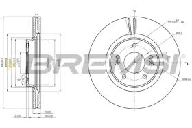 Bremsi CD8680V - DISCO DE FRENO | BRAKE DISCS