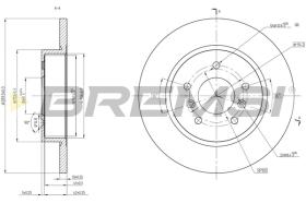 Bremsi CD8683S - DISCO DE FRENO | BRAKE DISCS