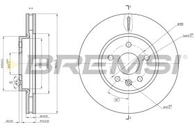 Bremsi CD8685V - DISCO DE FRENO | BRAKE DISCS