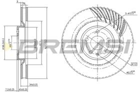 Bremsi CD8686VLS - DISCO DE FRENO | BRAKE DISCS