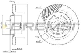 Bremsi CD8686VRD - DISCO DE FRENO | BRAKE DISCS