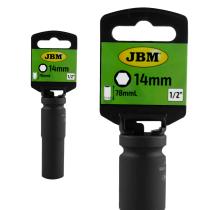 JBM 14737 - VASO DE IMPACTO LARGO HEX. 1/2' 14MM