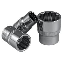 JBM 14518 - VASO CORTO 12 CANTOS 3/8' DE 12MM - CROMADO