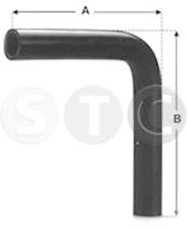 STC T494264 - TUBO ACODADO DE GOMA SOLA