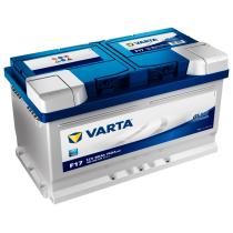 BATERIAS F17 - BATERIA VARTA  BLUE DYNAMIC  80 AH 740N MEDIDAS  315 X 175 X