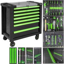 JBM 53912 - CARRO DE HERRAMIENTAS XL CON 7 CAJONES VERDE