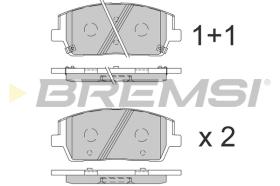 Bremsi BP3860 - PASTILLA DE FRENO | BRAKE PADS