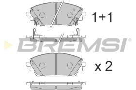 Bremsi BP3861 - PASTTILLA DE  FRENO | BRAKE PADS