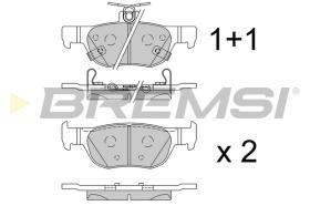 Bremsi BP3862 - PASTILLA DE FRENO | BRAKE PADS
