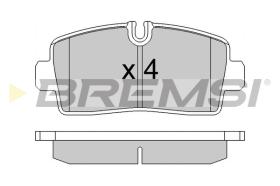 Bremsi BP3867 - PASTTILLA DE  FRENO | BRAKE PADS