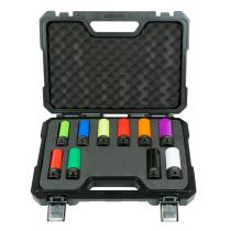 JBM 53988 - SET DE 10 VASOS DE IMPACTO DE 1/2' ESPECIAL EXTRACCIÓN RUED