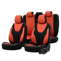 Pool Line RBY1204 - FUNDA COMPLETA UNIVERSAL RUBY DESIGN COLOR NEGRA / NARANJA